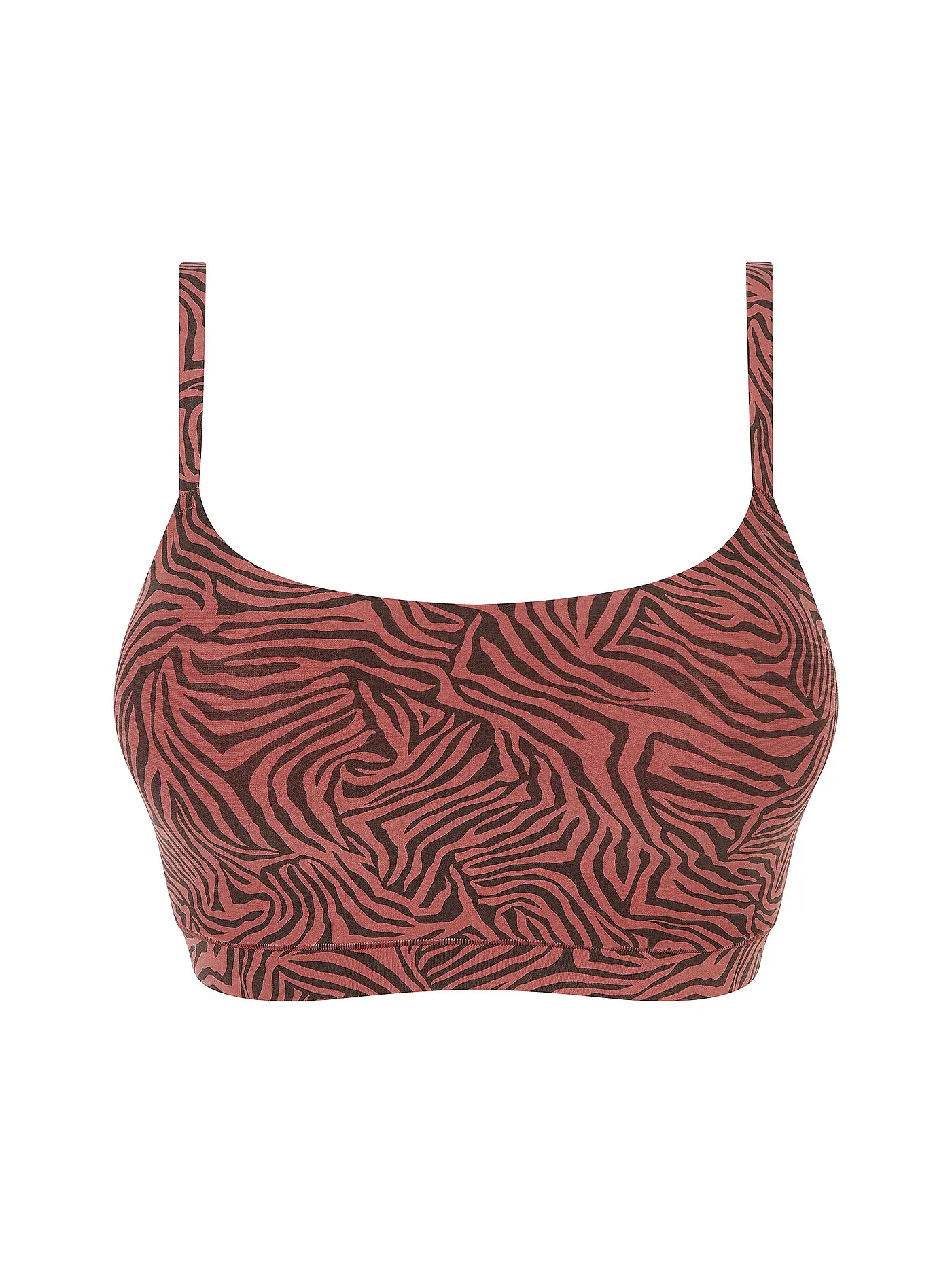 CHANTELLE | Bustier camo print | kupfer